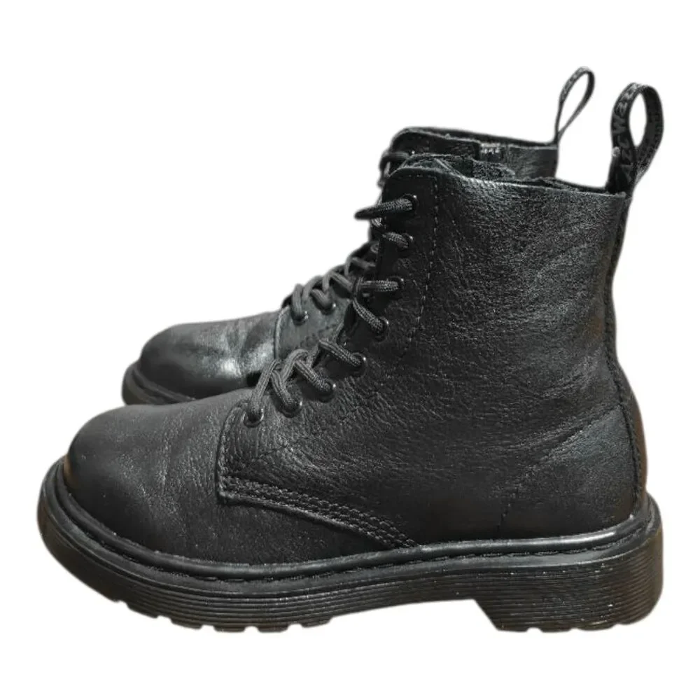 DR. MARTENS 1460 Pascal Junior Leather Combat Boot Size 1